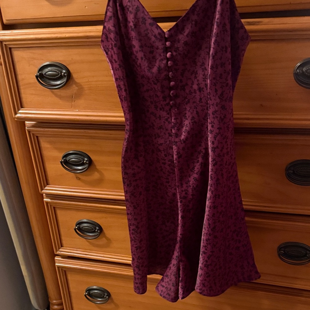 Urban Outfitters Deep Purple Mini Dress